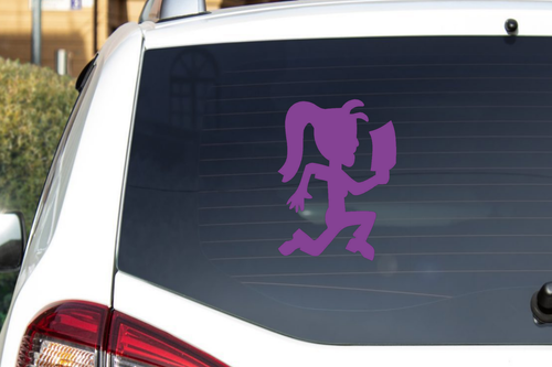 Juggalette Hatchet-Man CNC cut Decal Vinyl Sticker -Pic from multi colors! O651 - Picture 5 of 13