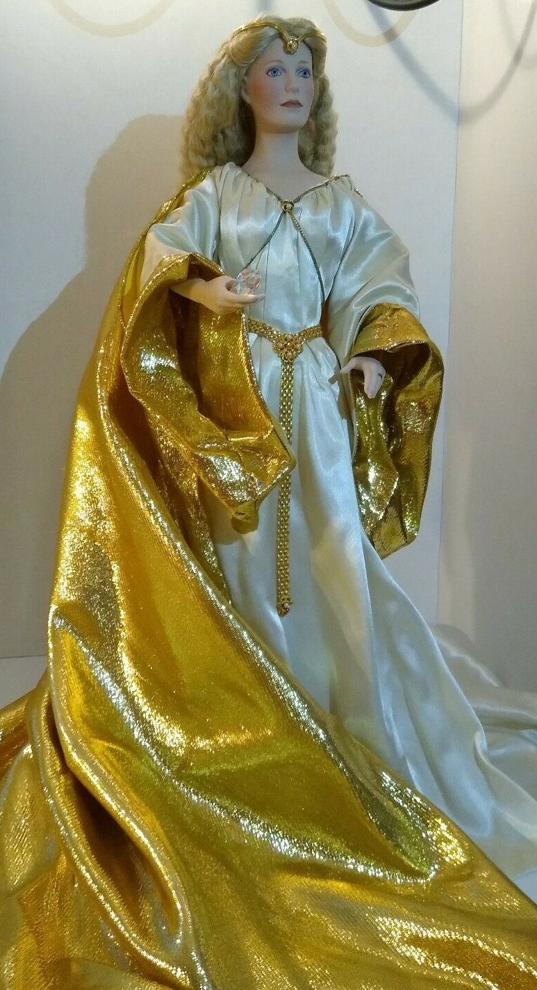 Franklin MINT HEIRLOOM Galadriel 23in Muñeca De Porcelana Señor De Los Anillos Lotr Franklin MINT HEIRLOOM Galadriel 23in Muñeca De Porcelana Señor De Los Anillos Lotr