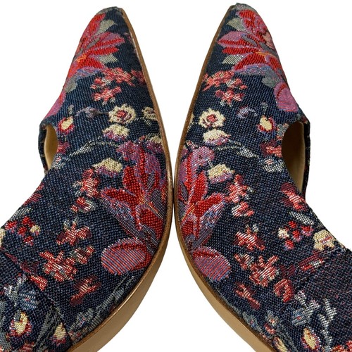 Nine West For Show Floral Heels Womens 7 W Multicolor Pointed Toe Stiletto Pump - Picture 15 of 16