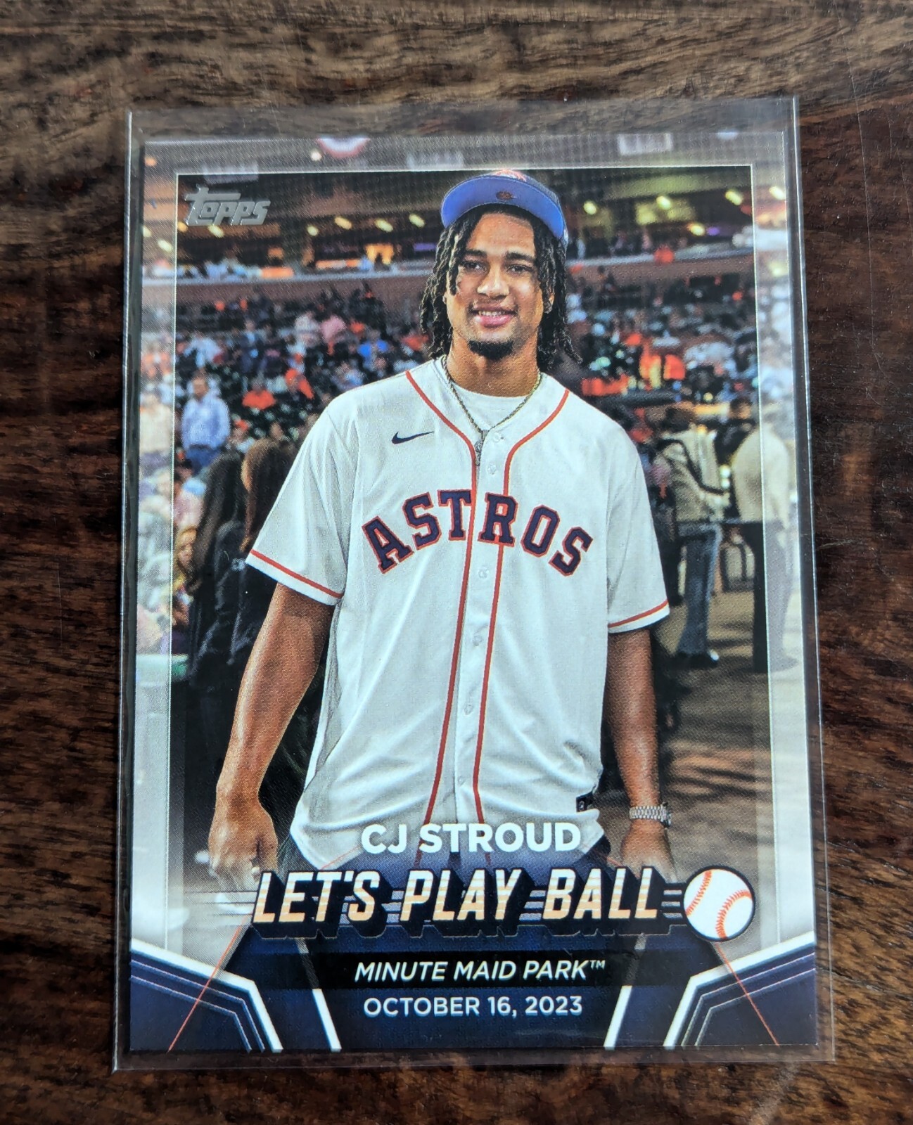2024 Topps Series 2 CJ Stroud Let's Play Ball SP Short Print #PB-1 Astros