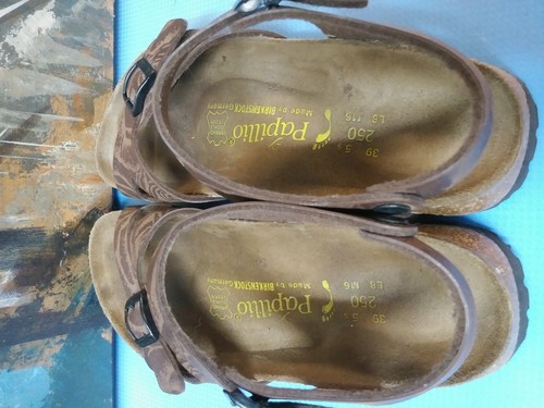 Papillo BIRKENSTOCK Slide Sandals - BROWN- L8/M6 - Picture 8 of 10