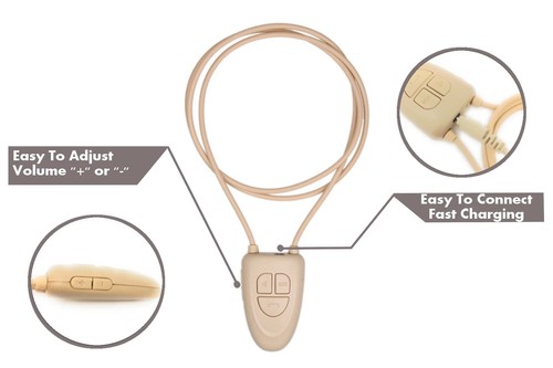 5 Stück 4,5 W leistungsstarker Bluetooth Induktions-Halsschlaufensender (nur Halsschlaufe) - Bild 7 von 7