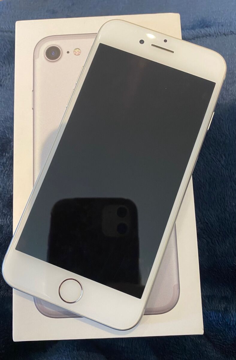 Apple iPhone 7 32GB weiB iOS 15.7.3 4G entsperrt guter Akku Zustand Box