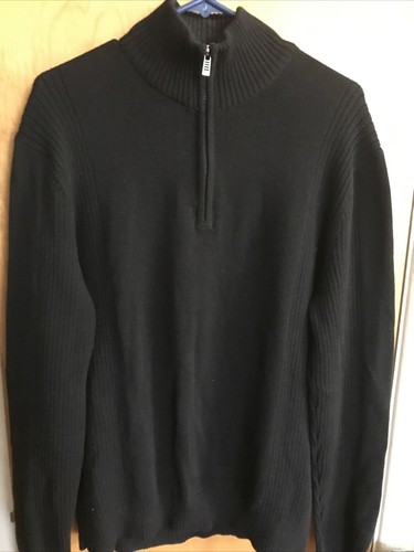Calvin Klein Mens L Black Turtleneck 