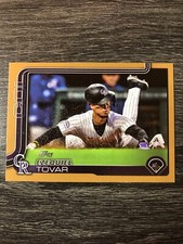 Ezequiel Tovar Gold Parallel Card #343 2025 Topps Series One     652/2025