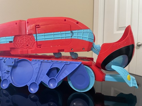 Marvel Spidey & His Amazing Friends Spider CrawlR 2-in-1 Vehicle Only Incomplete - Picture 13 of 17