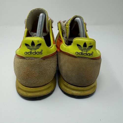 Zapatos para correr vintage Adidas Originales TRX naranja amarillo para hombre 9,5-10 OG - Imagen 7 de 11