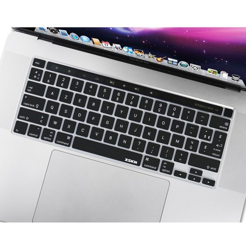 XSKN French AZERTY Keyboard Cover Skin for Macbook Pro 13.3/16 inch Touch Bar - Afbeelding 5 van 5