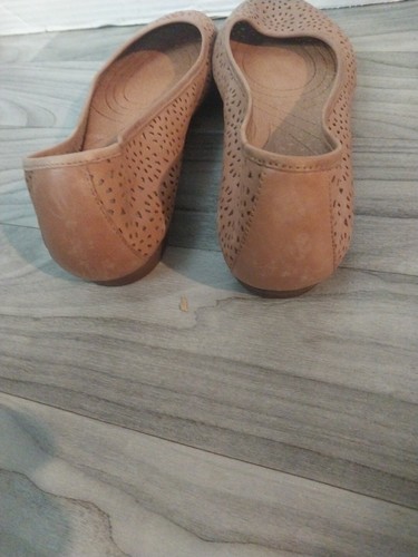 Indigo By Clark’s Tan Leather Bea Flats Size 9.5M #61124 - Picture 8 of 10