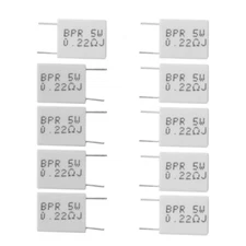 10 Pcs 0.22R 5 for 5% Cement Resistor 0.22Ohm Non-Inductive Resistor BPR56
