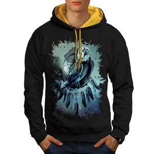 Animal dorée Sweat Dream hommes Beast capuche Nouveau à Owl Noircapuche qSzVpUM