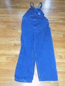 carhartt blue jean overalls