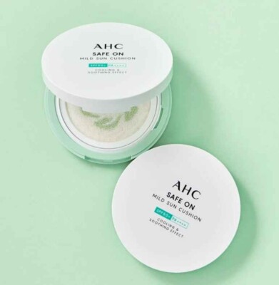 AHC Safe On Mild Sun Cushion 25g SPF50+ PA++++, Korean Cosmetics, Kbeauty,sample