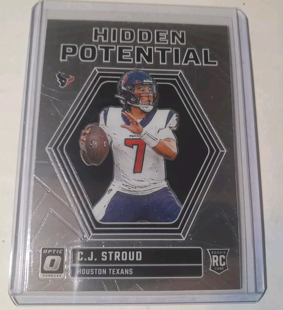 2023-24 Donruss Optic CJ Stroud Hidden Potential Insert Rookie Football #HP-CJ