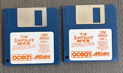 AMIGA Retro Game - Die Simpsons  (Software 2000) - CBM Amiga (Disk Only)