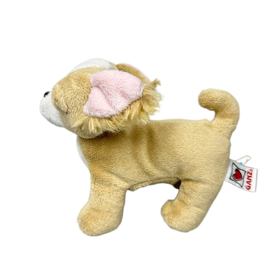 Ganz Webkinz Lil Kins Chihuahua HS104 NO Code Retired Plush Stuffed Animal Beige - Image 3 of 4