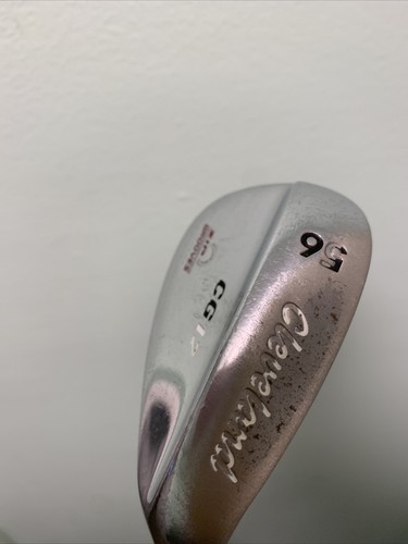 Cleveland CG12 Zip Groove 2 Red Dot 56* Wedge Flex True Temper Steel Shaft RH - Picture 3 of 8
