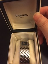CHANEL Authentic USED WOMEN Silver H0009 Watch