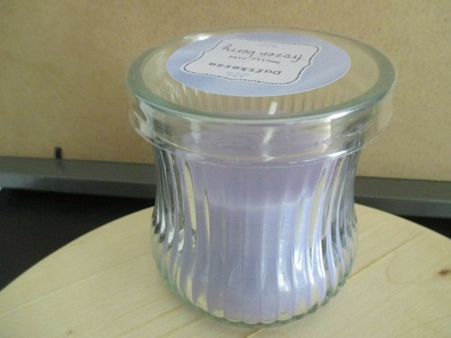 Duftkerze Rillenglas mit Duftwachs lilac - Bild 2 von 4