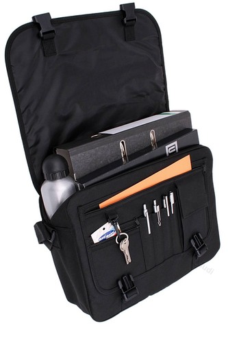Messenger Bag Akten Dokumenten College Schulter Tasche Umhängetasche BagBase - Bild 4 von 11