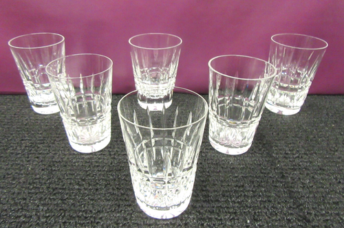 Vtg Waterford Irish Crystal Glenmore 3.5 IN Tall Juice/Whiskey Glass Set Of 6