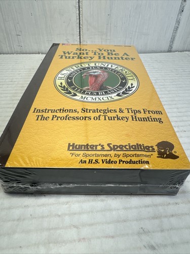 SO YOU WANT TO BE A TURKEY HUNTER VHS H.S. Strut University Rutledge Salter USA! - Picture 5 of 5