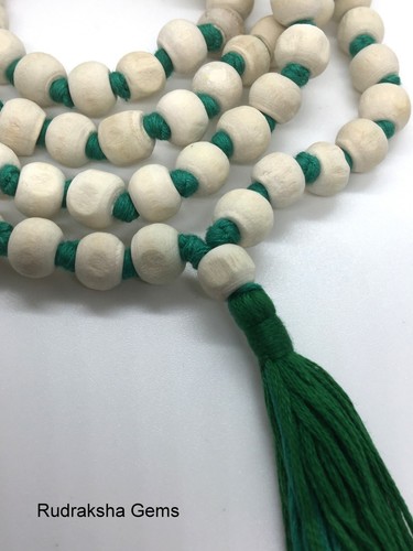 TULSI TULASI BUDDHIST Fair Trade MANTRA BASIL KRISHNA MALA BEADS 108 MEDITATION - Picture 4 of 4