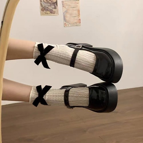 Womens Cute High Heels Mary Janes Buckle Party Jk Uniform Japanese Cosplay Shoes - Picture 9 of 11
