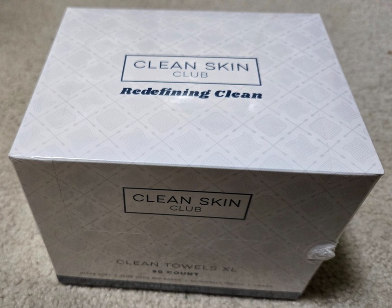 Clean Skin Club Clean Towels XL™, 100% USDA Biobased Face Towel 50 Ct, 1 Pack