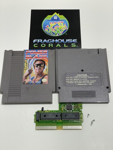 Power Blade (Nintendo NES) POLIERTE PINS GEREINIGT GETESTET SELTEN