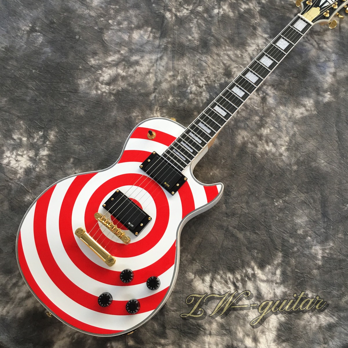 Zakk Wylde Bullseye LP Electric Guitar - Red, Mahogany Body