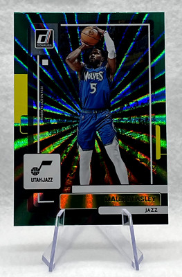 Malik Beasley 2022-23 Panini Donruss Holo Green #193 Utah Jazz