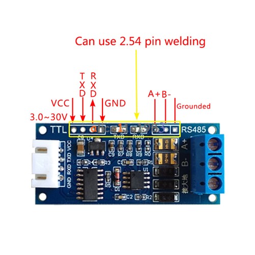 TTL to RS485 Converter Module 3.3V/5.0V Hardware Auto Control for Arduino AVR - Picture 5 of 11