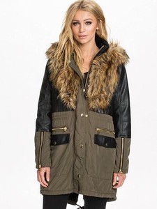 sale usa online promo code new cheap RIVER ISLAND KHAKI BLACK FAUX LEATHER FUR TRIM HOODED PARKA COAT ... sale usa online promo code new cheap RIVER ISLAND KHAKI BLACK FAUX LEATHER FUR TRIM HOODED PARKA COAT ...