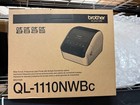 NEW Brother QL-1110NWBc Professional Thermal Desktop Label Printer White/Black