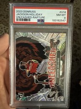 2023 JACKSON HOLLIDAY DONRUSS UNLEASHED RAPTURE PSA  8 Orioles U14