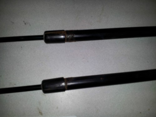 2004 Ford Expedition Tail Gate Hardware Shocks 2pc with Clips OEM - Picture 10 of 10