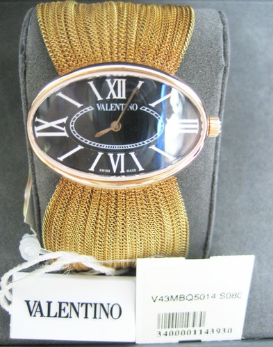 $2,800 VALENTINO ヴァレンティノ V43MBQ5014S080 SEDUCTION PLISSE Women Watch Lady Gift - Picture 9 of 12
