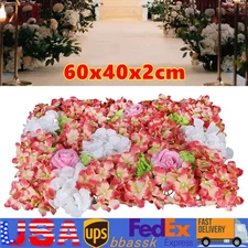 Rose &Hydrangea Flower Wall Panel For Filming Wedding Party Backdrop Flower Wall