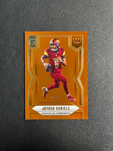 2025 Panini Donruss Elite Football Jayden Daniels 01/35 BRHF