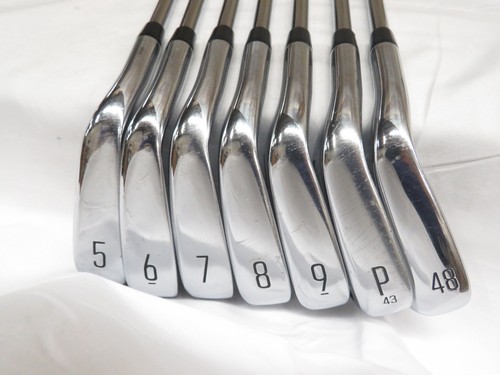 Used LH Titleist T350 Iron Set 5-PW+48 TT AMT Red R300 Regular Flex Steel Shafts - Picture 2 of 9