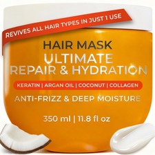 Deep Conditioning Hair Mask for Damaged Hair Hydrating Hair Mask for Damaged...