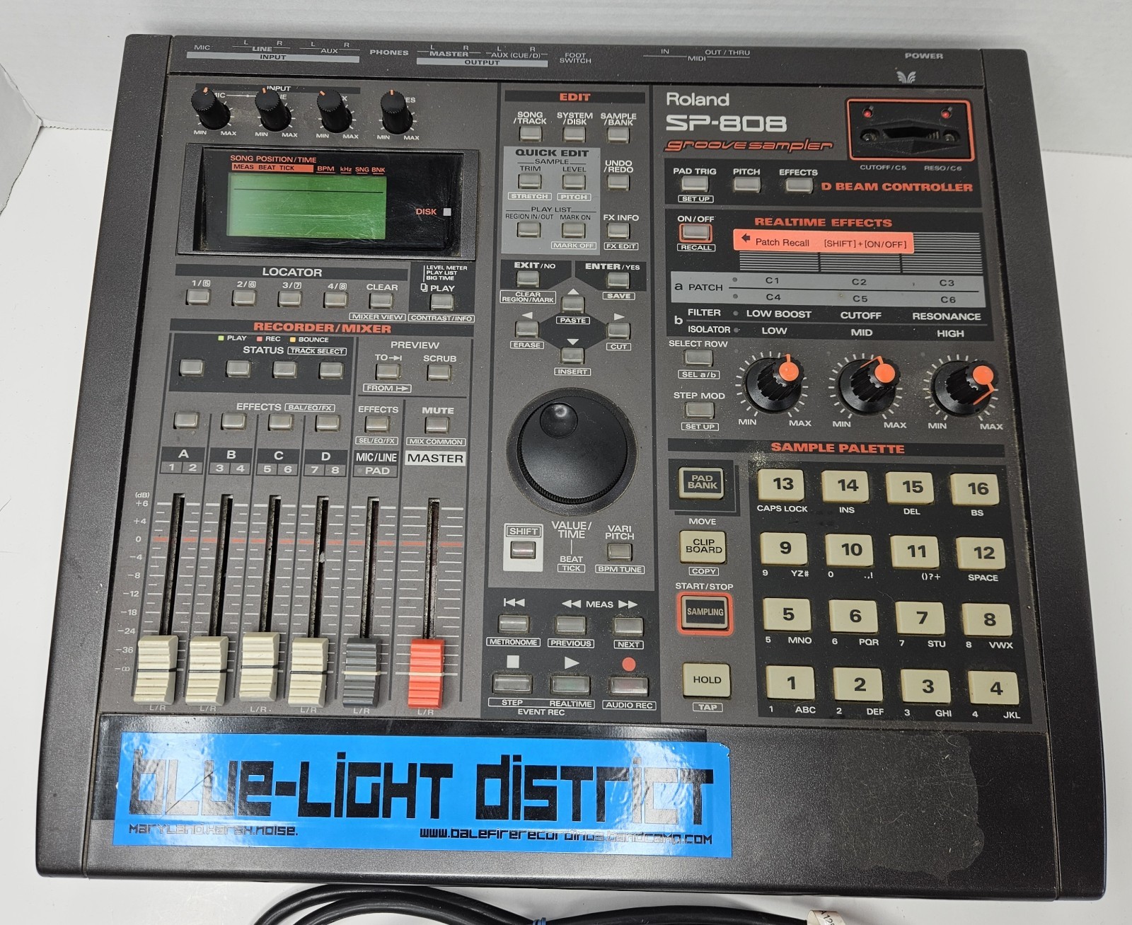 Roland SP-808 Groove Sampling Machine Recorder Groove Sampler Drum Groove Box 