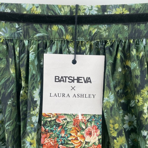Maxi Falda Batsheva X Laura Ashley Kipp, Estampado Bosque Sherwood Talla UK 16 - Imagen 3 de 15