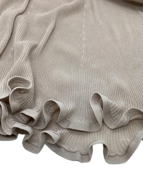 Ameri                    SHEER FRILL V NECK KNIT … - image 4