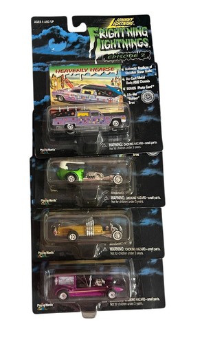 Johnny Lightning Frightning Lightnings Munsters Drag, Undertaker 4er Set LESEN