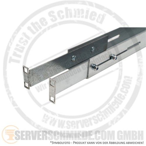 Kit rail coulissant universel 19" 1U rackmount Rail variable profondeur 67,5 - 75 cm - Photo 3/4