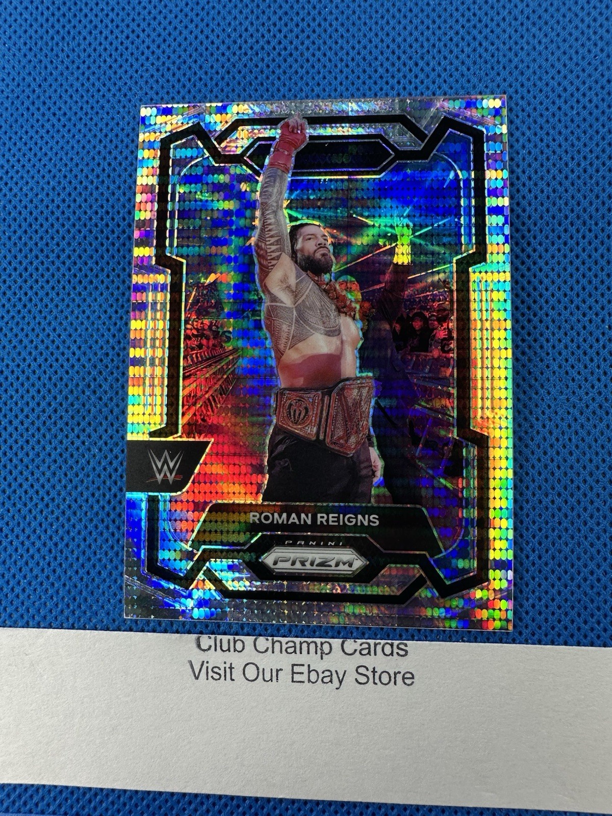 2024 #191 Roman Reigns Panini Prizm WWE SmackDown Pulsar Prizm 356/499