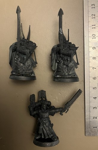 GW WH40k “ Dark Vengeance - Dark Angels Space Marines HQ x 3 “ Plastic - Picture 1 of 6