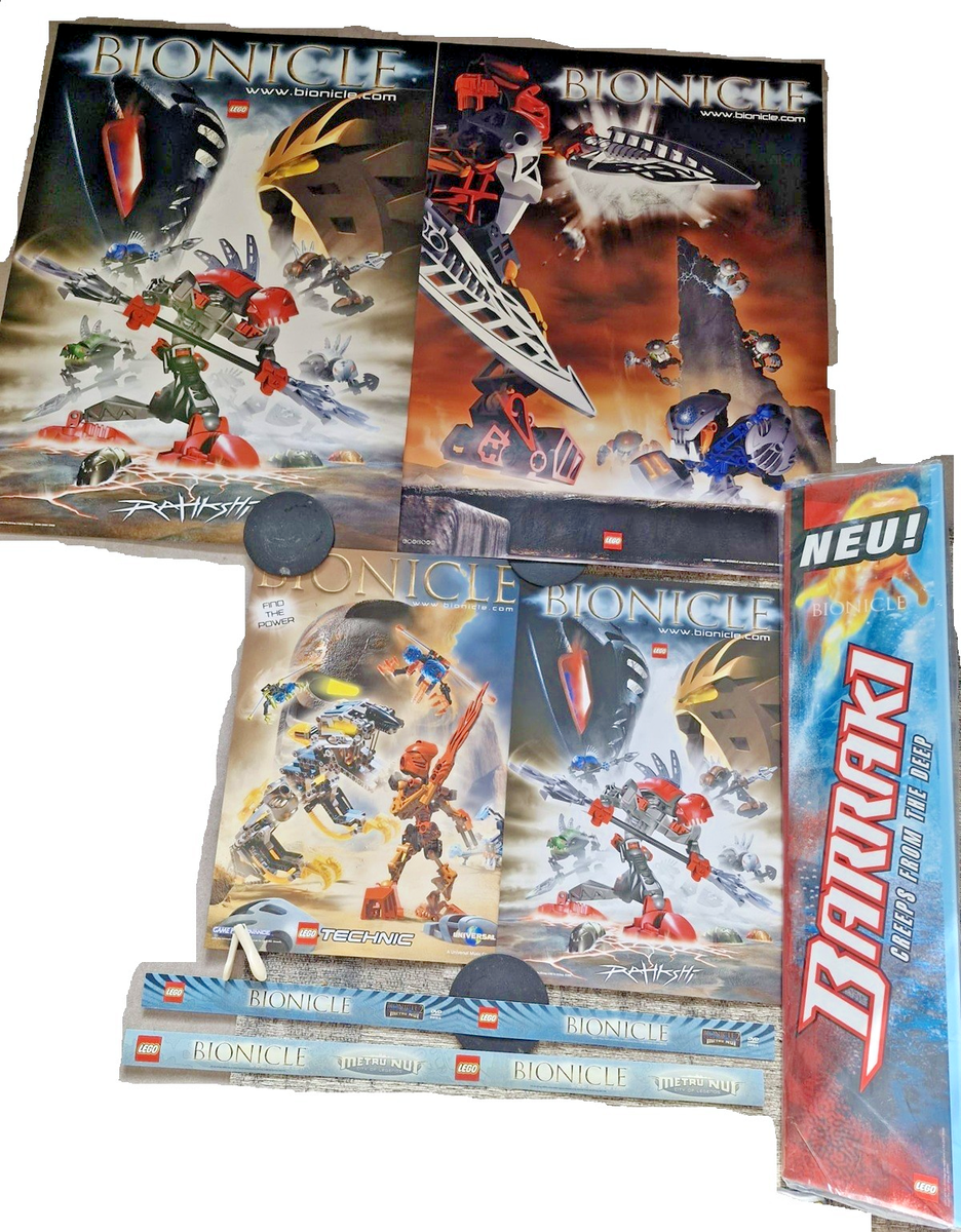 LEGO Bionicle Display Material For Retail Stores Poster Shelf